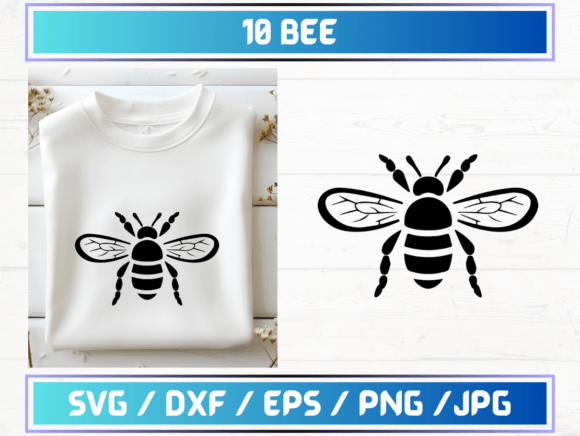 10 Bee SVG Graphics for Modern Web Design