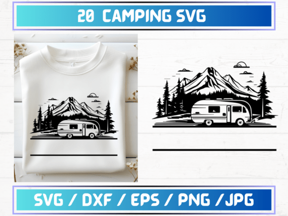 20 Camping Graphics for Modern Branding