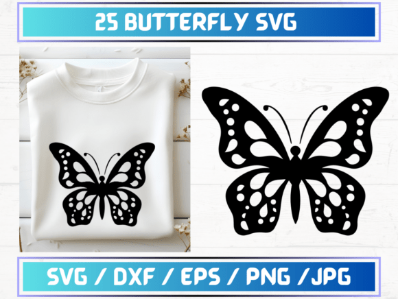 25 Butterfly SVG Files: Graphics & Graphic Templates for Real Projects