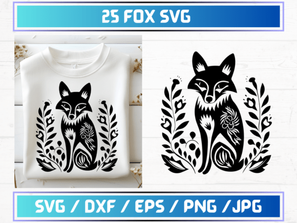 25 Fox SVG Files: Graphics & Graphic Templates