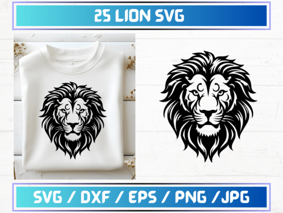 25 Lion SVG: A Graphic Asset for Modern Content Publishing