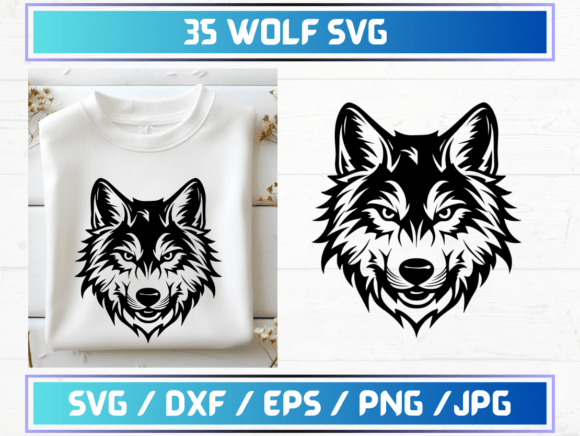 35 Wolf SVG Files: A Graphic Template for Modern Branding