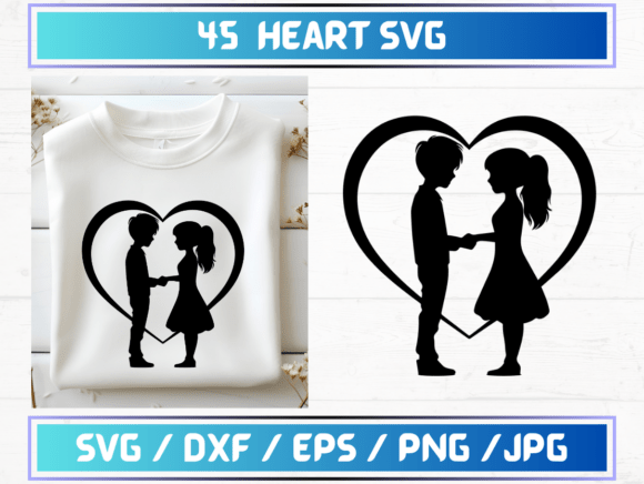 45 Heart SVGs for Modern Graphic Design