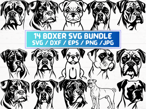 Boxer Dog SVG: Graphics for Crafts That Deliver
