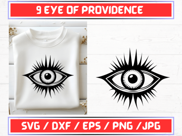 Eye of Providence SVG Bundle: A Graphic Template for Crafters