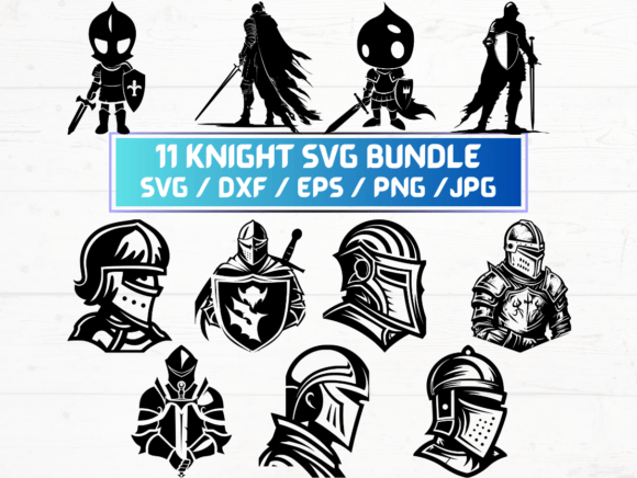 Knight Laser Engraving Cut Files Graphics for Crafts
