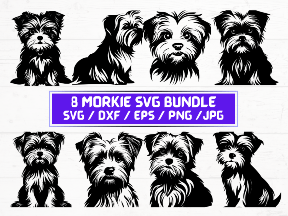Morkie Dog SVG: Graphics for Crafts & Content Publishing