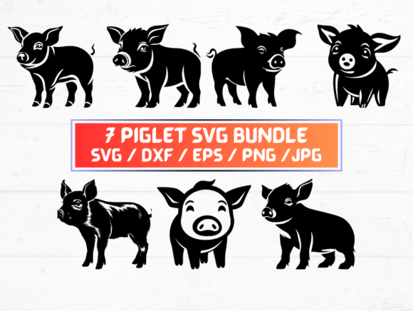 Piglet SVG: A Graphic Asset for Crafts and Branding