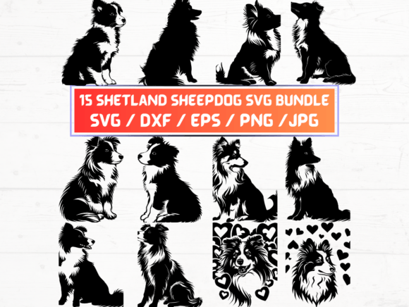 Shetland Sheepdog SVG: Crafts & Graphics for Local Branding