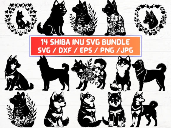 Shiba Inu SVG for Crafts & Graphics