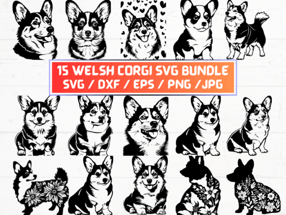 Welsh Corgi SVG for Crafts & Graphics